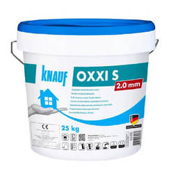 Polymer plaster white 25kg scratched 2mm Oxxi S KNAUF