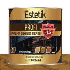 Масло-пропитка для дерева 3л Bochemit Estetik Profi 15+ орех
