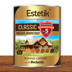 Пропитка для дерева масляно-алкидная Bochemit Estetik Classic каштан 5л