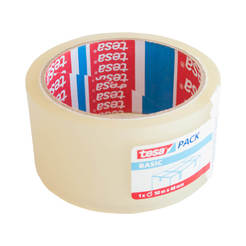 Packaging tape transparent Basic 50m x 48mm
