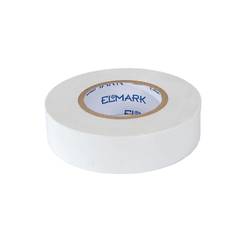 Insulation tape white 19mm x 20m, 0.15mm Elmark
