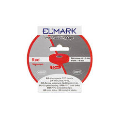 Insulation tape red 19mm x 20m, 0.15mm Elmark