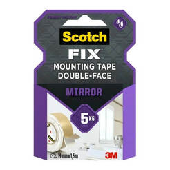 Bathroom mounting tape19mm x 1.5m double-stick for mirrors 2kg/30cm Scotch