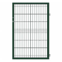 Gartentor Sparta, einflügelig, grün, Höhe 1,50 m, Breite 1 m, RAL 6005