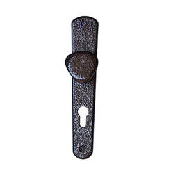 Secret door handle with 90 mm ball, shagreen Classic