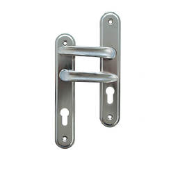 Secret door handle 90 mm Mirella 2 nickel