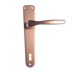 Ordinary door handle 90 mm, bronze Gabri