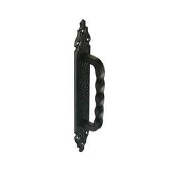 Ordinary door handle 280 x 45 mm, black matt