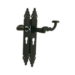 Secret door handle 90mm, 280 x 45mm, black matt