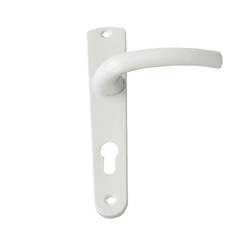 Secret door handle, 70mm white Skopje