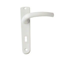 Simple door handle, 70mm white Skopje