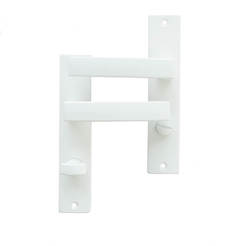 Service door handle 90 mm, white Preslav