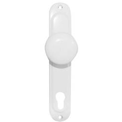 Door handle Sofia 70mm secret movable white with ball 10030363 SONICO
