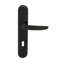 Türgriff Mirela 2, 90 mm, schlichtes schwarzes Metall