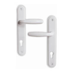 Secret door handle - model 1979, 90 mm, white