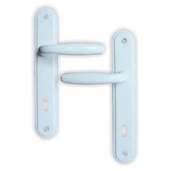 Ordinary door handle - model 1979, 70 mm, white