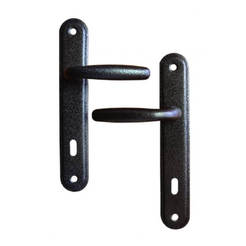 Ordinary door handle - model 1979, 90 mm, forged copper