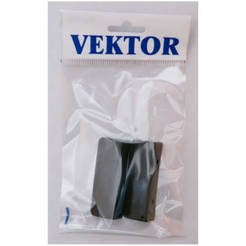 Универсальная ручка для москитной сетки 2 шт./блистер коричневая 473824 HOME MAISTER