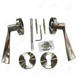 Дръжка розетка MMS секретна инокс 47145