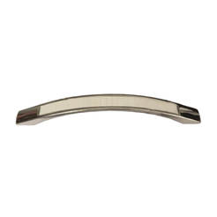 Furniture handle 5440 - 160 mm, chrome, white