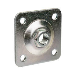 Hinge mounting plate on wall 80 x 80 mm