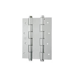 Hinge with double action - 180 x 133.5 x 4 mm, chrome