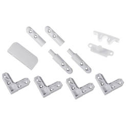 Mosquito net set 8 pieces white