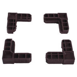 Ъгъл за сглобяване на комарник кафяв 4бр/блистер 473804 HOME MAISTER