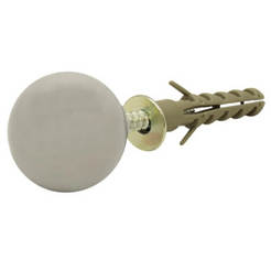 Ограничитель двери напольный серый INTESA