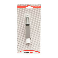 Floor foot stopper for door 130 x 20 mm silver, small IBFM242