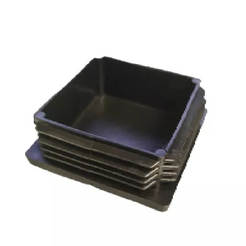 Тапи ламинатни 50х50мм черни 2бр/пакет 056 0500 699 03 MDM