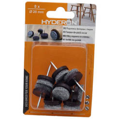 Pads for tables, chairs and furniture φ20mm 8 pcs./blister