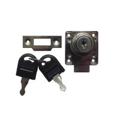 Self-locking lock with counter - 19 x 22 mm