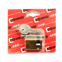 Секретна ключалка - патрон за брава 10 х 30мм UNI Mесинг