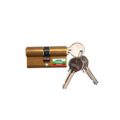 Symmetrical lock 30 x 30 BDS, 3 keys, brass