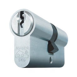Секретна ключалка - патрон за брава Стандарт 31 х 41 х 72 мм с 3 ключа БДС стандарт