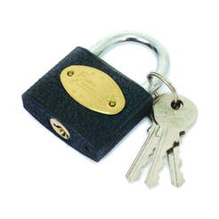 Padlock 38 mm gray