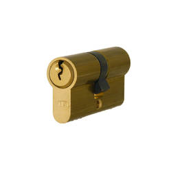 Секретна ключалка за брава 5-щифта, БДС, 70 х 30 х 40мм, никел, 3 ключа