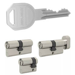 Ключалка секретна 50х50мм DIN месинг 3 ключа CYS00 ASSA ABLOY