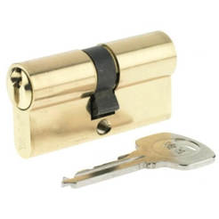 Секретна ключалка за врата 30 х 40мм БДС месинг, 3 ключа YALE