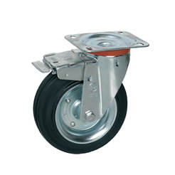 Колесо поворотное для промышленных тележек Ф125мм №53 5403