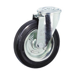Swivel wheel for industrial trolleys Ф100mm №53 7702