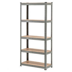 Metal rack with 5 shelves MDF, 175 kg on a shelf 90 x 40 x 180 mm CLARK