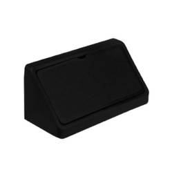 Corner joint - PVC, black, 4 pieces