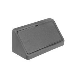 Corner joint - PVC, gray, 4 pieces