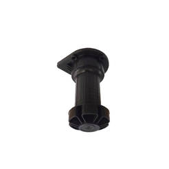 Leg for kitchen cabinet - 80-160 mm, black