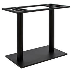 Tischgestell 80x40x72cm Metall/schwarz matt