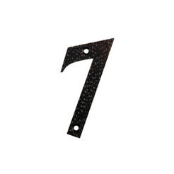 Number "7" black matte 50 x 32mm