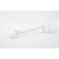 Einzelträger für Metallgesims Fusion weiß matt Ø19mm 2 Stück MARDOM