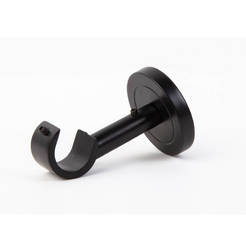 Единичен трегер за метален корниз Fusion черен мат Ø19мм за таван MARDOM